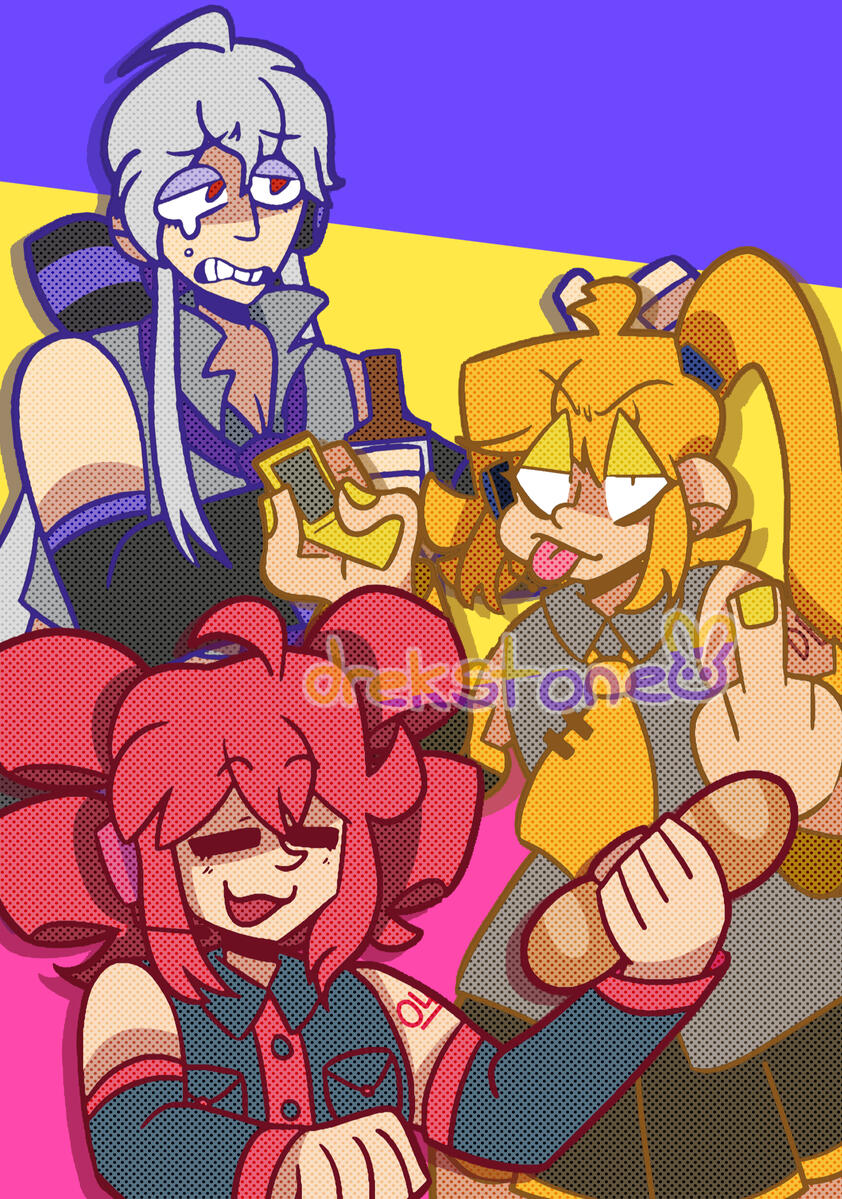 yowane haku, akita neru and kasane teto